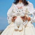 Load image into Gallery viewer, White Short-hair Cat Backpack

