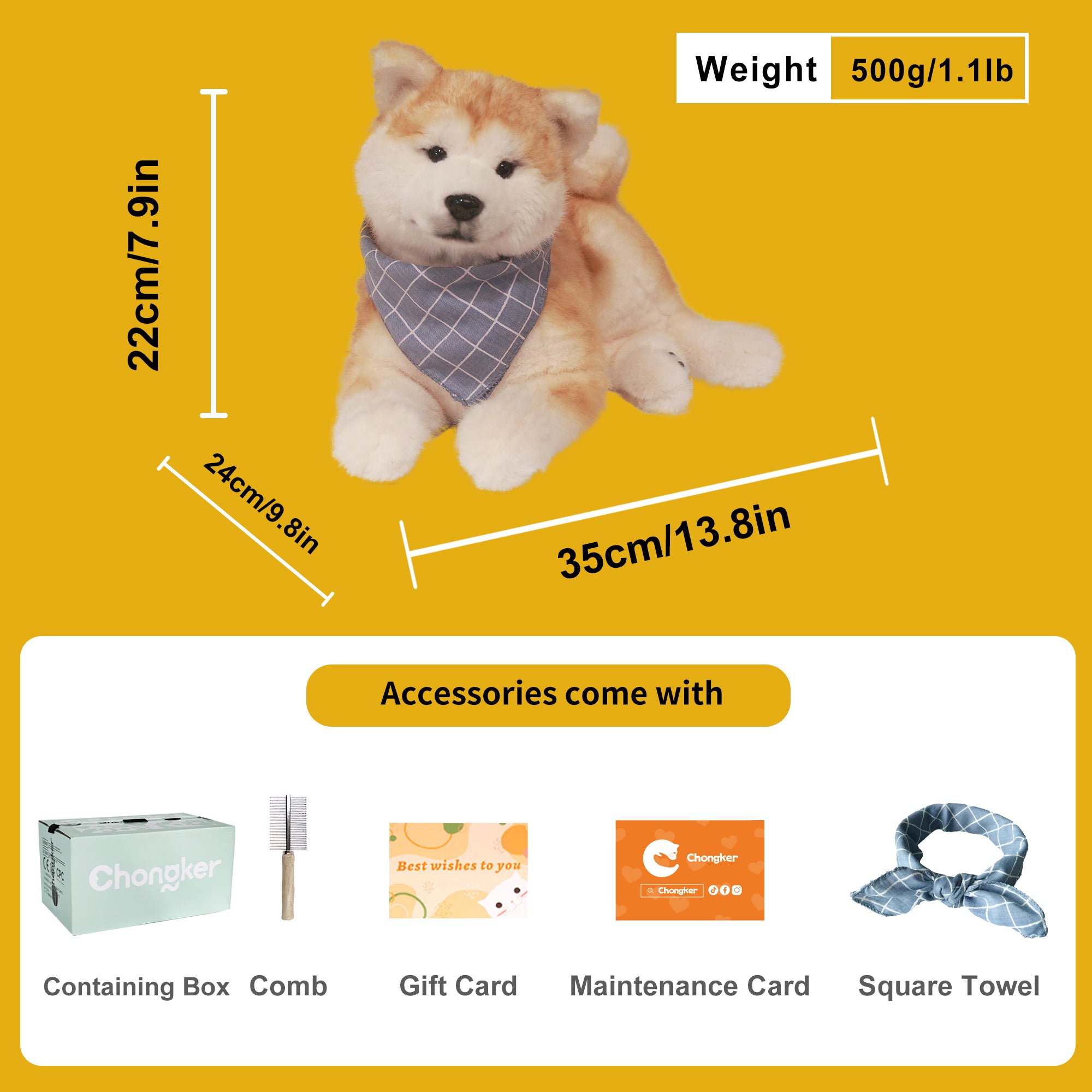 Shiba Inu Dog Plush – Cuddly Gift for Dog Lovers