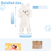 Poodle Dog Backpack – Plush Puppy Bag for Daily Use