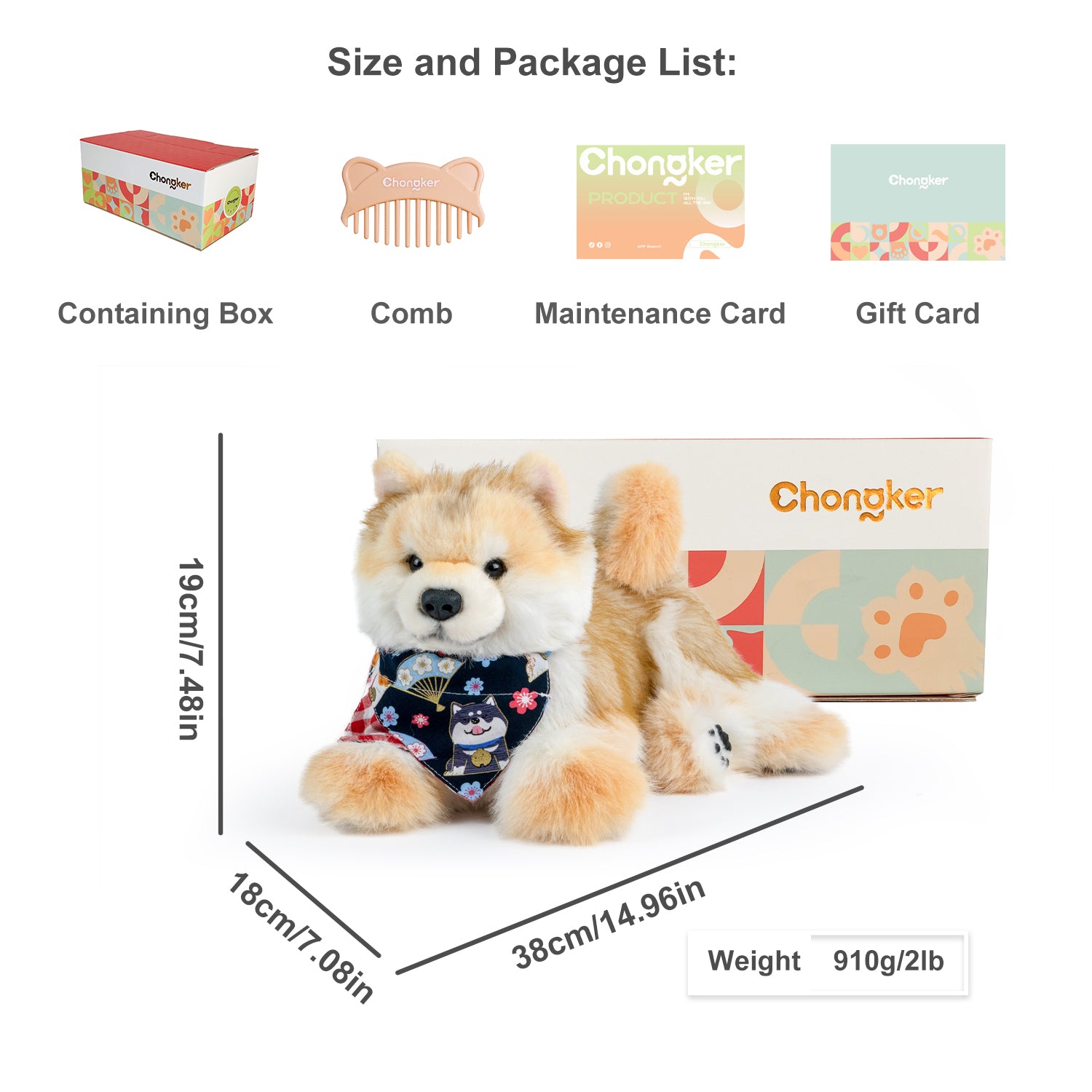 Shiba Inu Dog Plush – Cuddly Gift for Puppy Lovers – Chongker