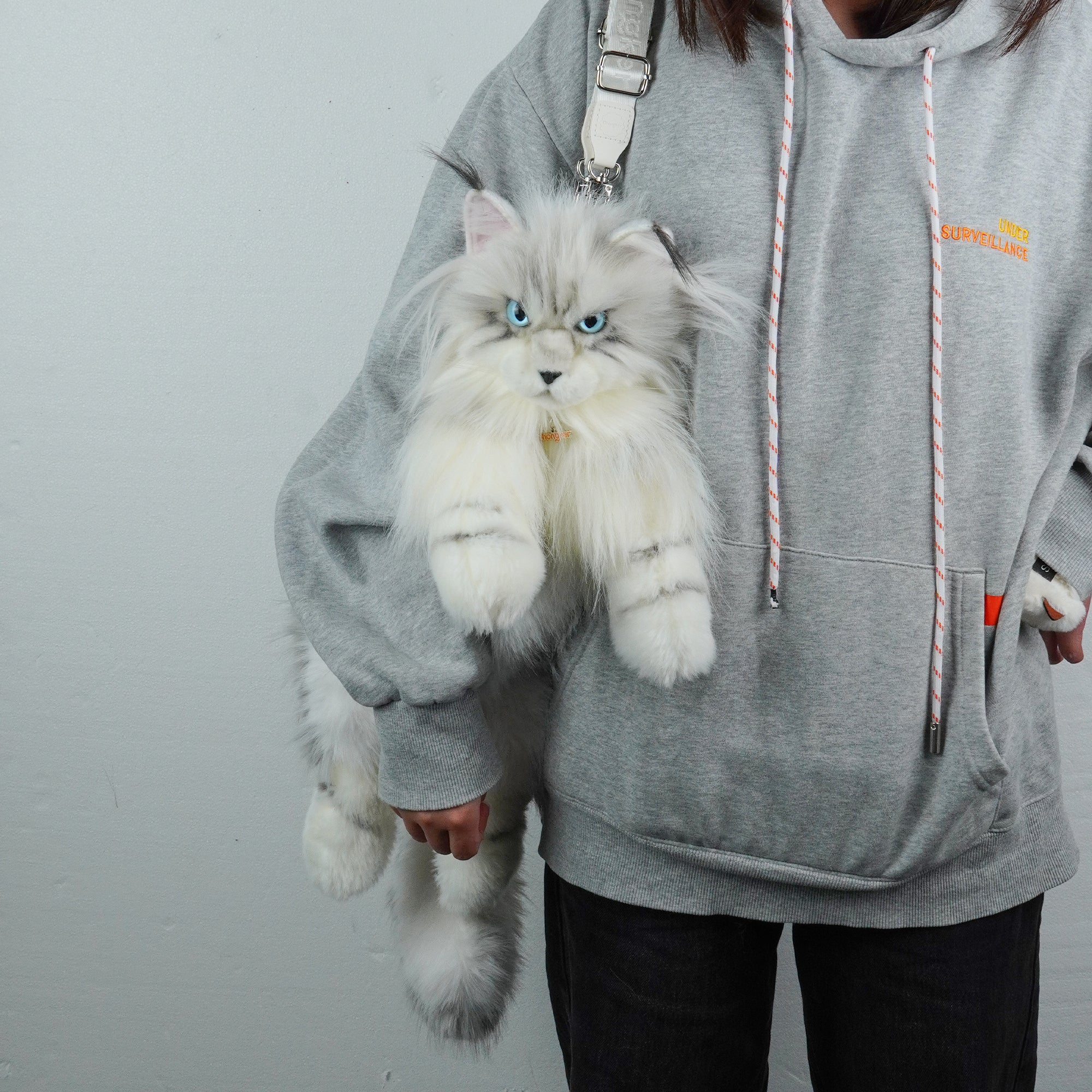 Silver Maine Coon Backpack-Majestic and Purrfect Companion