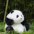 Load image into Gallery viewer, Chongker Handmade Stuffed Giant Panda Sitting (Hehua 5months old) - Chongker
