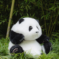 Chongker Handmade Stuffed Giant Panda Sitting (Hehua 5months old) - Chongker