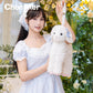 Lamb Mia Plush Crossbody Bag- Soft Kawaii Outing Companion