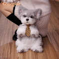 Load image into Gallery viewer, Schnauzer Backpack – Plush Dog Bag for Puppy Lovers & Kids

