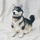 Husky Plush – Realistic Dog Toy Gift for Pet Lovers