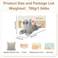 Gray Cat Lifelike Weighted Heated Cat for Comfort & Calm with Microwavable Pack