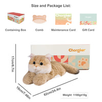 Peluche Chat British Shorthair Doré
