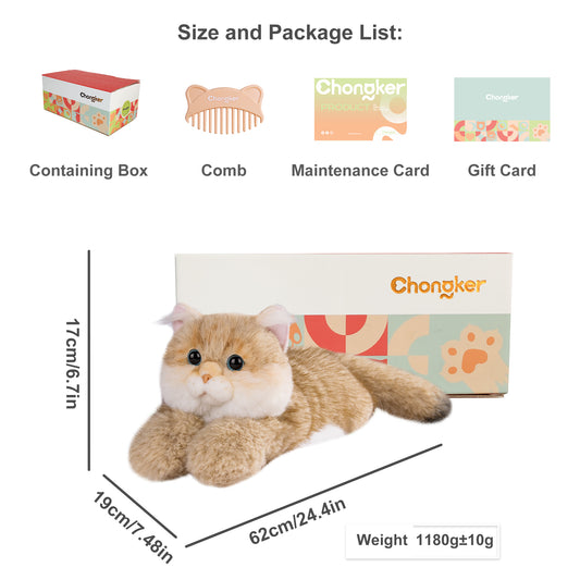 Golden British Shorthair Cat Plush