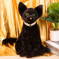 Gato Devon Rex de peluche – Regalo hecho a mano para amantes de los gatos