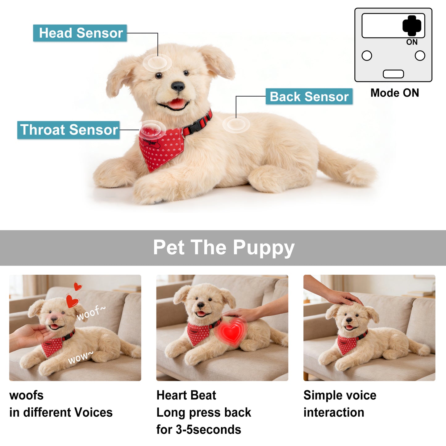 Percy Robot Cat – Interactive Weighted Comfort Toy