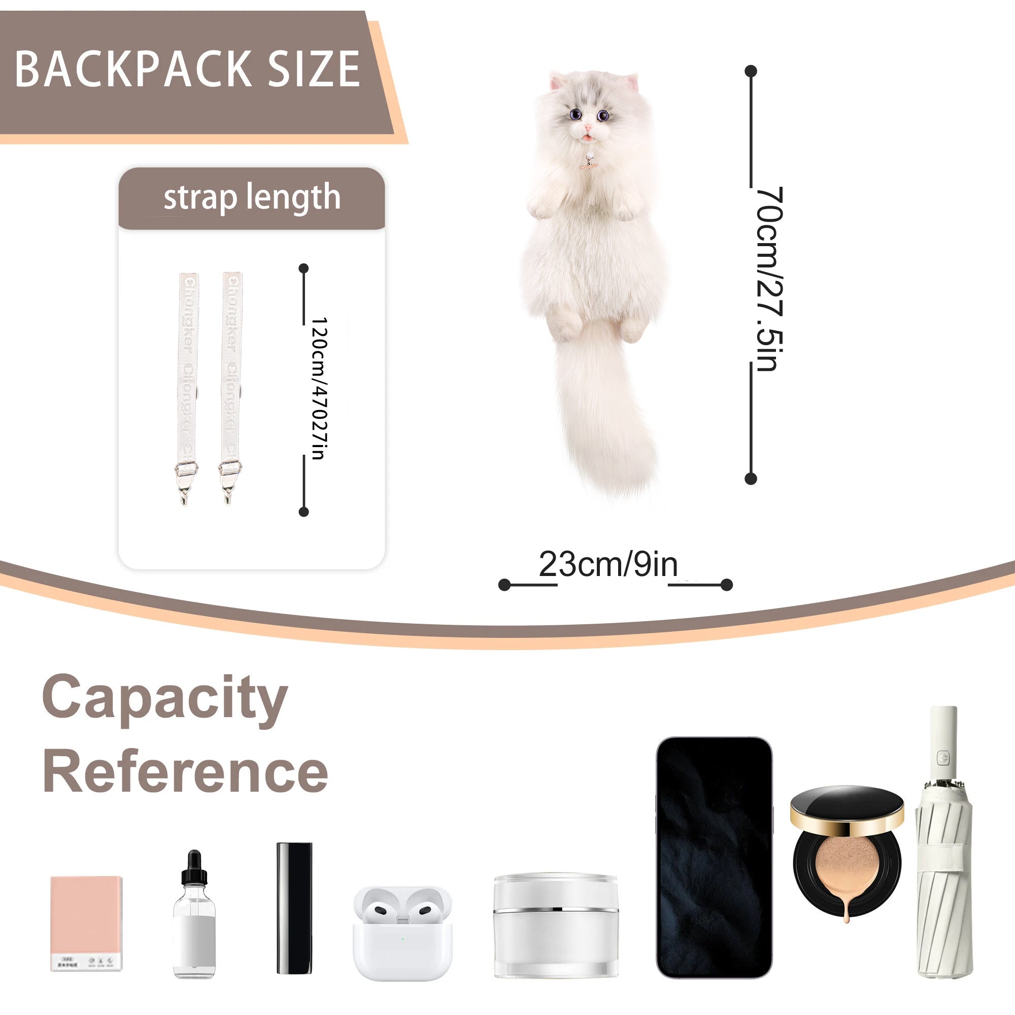 Minute Cat Backpack- Companion Pet Wearable Fashion