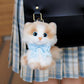 Ragdoll Cat Keychain – Kawaii Bag Charm for Teens