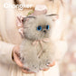 Selkirk Rex-Handmade Exquisite Hand Puppet Doll