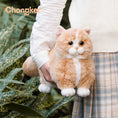 Load image into Gallery viewer, Ginger Cat Bag – Plush Shoulder Bag for Cat Lovers
