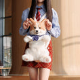 Load image into Gallery viewer, Corgi Backpack – Cute Dog Plush Bag for Kids & Pet Fans
