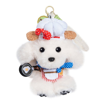 compare product White Poodle Charms- Kawaii Bag Charm for Teens