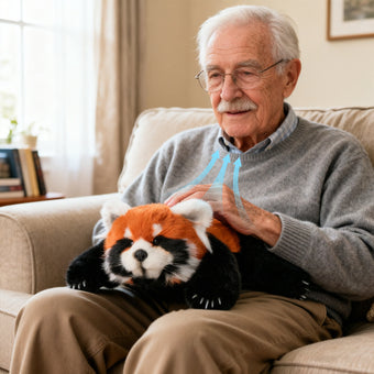 compare product Breathing Red Panda Plush – Lifelike Calming Toy Gift