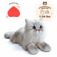 Lifelike Weighted Heated Cat for Comfort & Calm with Microwavable Pack
