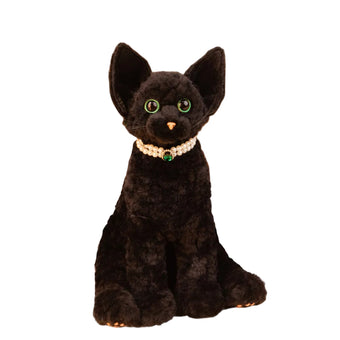 compare product Gato Devon Rex de peluche – Regalo hecho a mano para amantes de los gatos