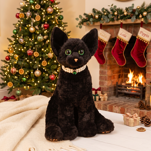 Devon Rex Katzen-Plüsch – Handgemachtes Geschenk für Katzenliebhaber