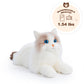 Lifelike Weighted Heated Cat for Comfort & Calm with Microwavable Pack