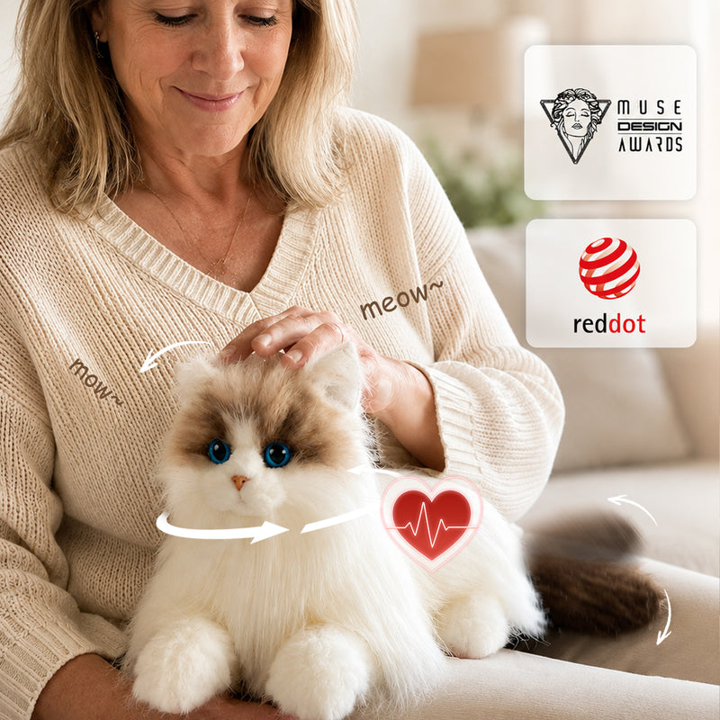 Percy Companion-MateCat1.1 Robot Cat – Companion Toy for Sensory Comfort