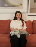 Load image into Gallery viewer, Silver British Shorthair Cat Plush
