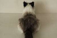 Plush Siamese Cat Longhair Weighted -Handmade Life-Size Companion & Pet Memorial