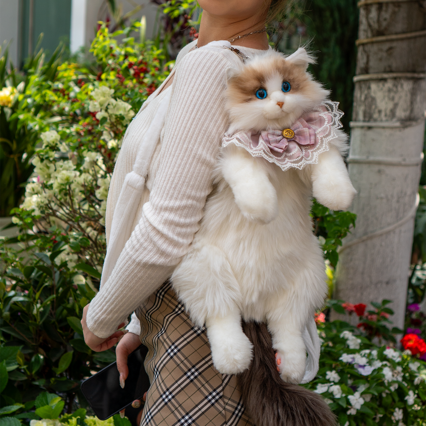 Creative Cat Backpacks Wearable Fashion Companion Pet