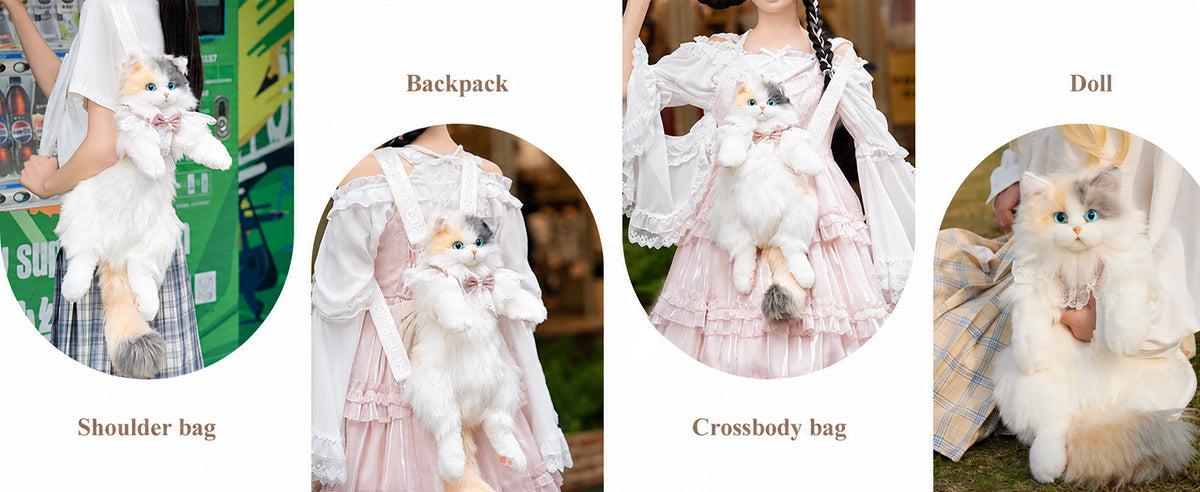 Ragdoll Cat Backpack – Cozy Companion for Travel & School