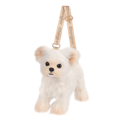 Yorkshire Terrier Puppy Shoulder Bag – Handmade Realistic Dog Purse