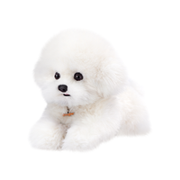 Bichon Frise Dog Shoulder Bag - Lifelike Companion Dog