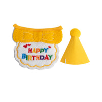 Bavoir et chapeau d'anniversaire - Décorations pour chats et chiens