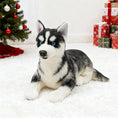 Load image into Gallery viewer, Husky Plush – Realistic Dog Toy Gift for Pet Lovers
