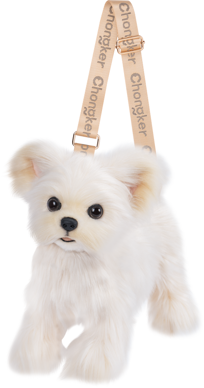 Yorkshire Terrier Puppy Shoulder Bag – Handmade Realistic Dog Purse