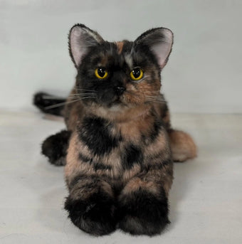 compare product Plush Tortoiseshell Cat Shorthair- Handmade Life-Size Companion & Pet Memorial