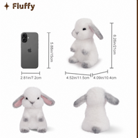 Handmade Realistic Rabbit, Teacup Pig & Ferret Companion