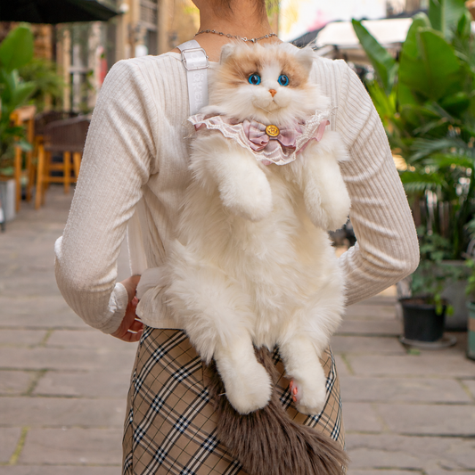 Zaino Gatto Ragdoll – Compagno Accogliente per Viaggi e Scuola