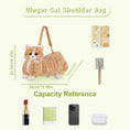 Load image into Gallery viewer, Ginger Cat Bag – Plush Shoulder Bag for Cat Lovers
