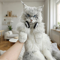 Sac à dos Maine Coon Argenté – Compagnon majestueux et parfait
