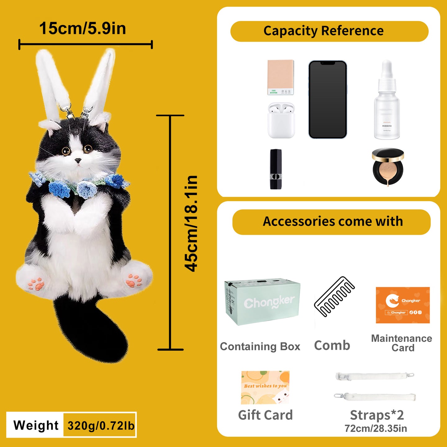 size for the backpack