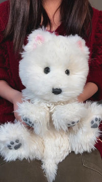 Mochila de Perro Westie – Bolsa de Peluche para Chicas y Amantes de los Cachorros