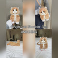 Load and play video in Gallery viewer, Ginger Cat Bag – Plush Shoulder Bag for Cat Lovers
