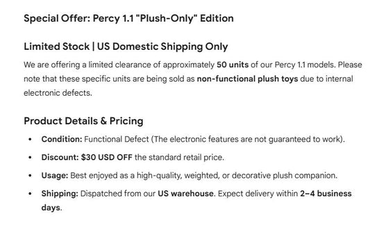 Percy1.1 with Functional Defects