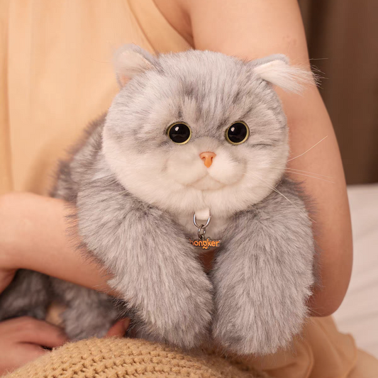 Silver British Shorthair Cat Plush