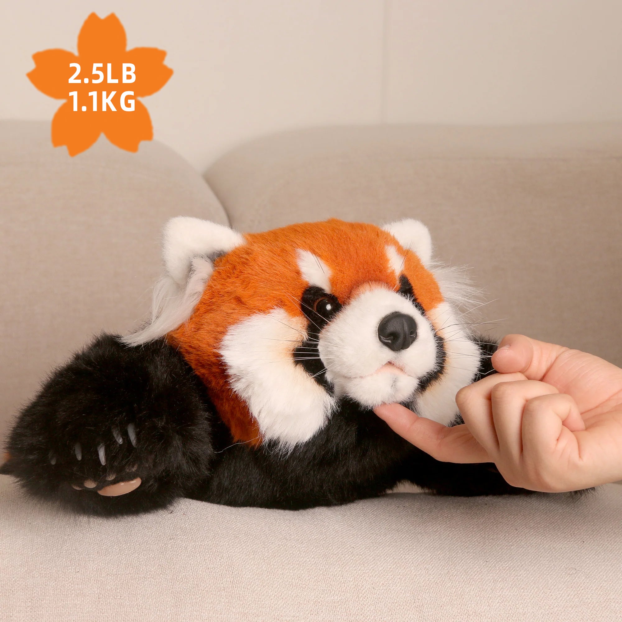 Red Panda Plush Weighted 2.5lb/1.1kg