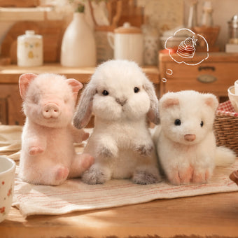 compare product Handmade Realistic Rabbit, Teacup Pig & Ferret Companion