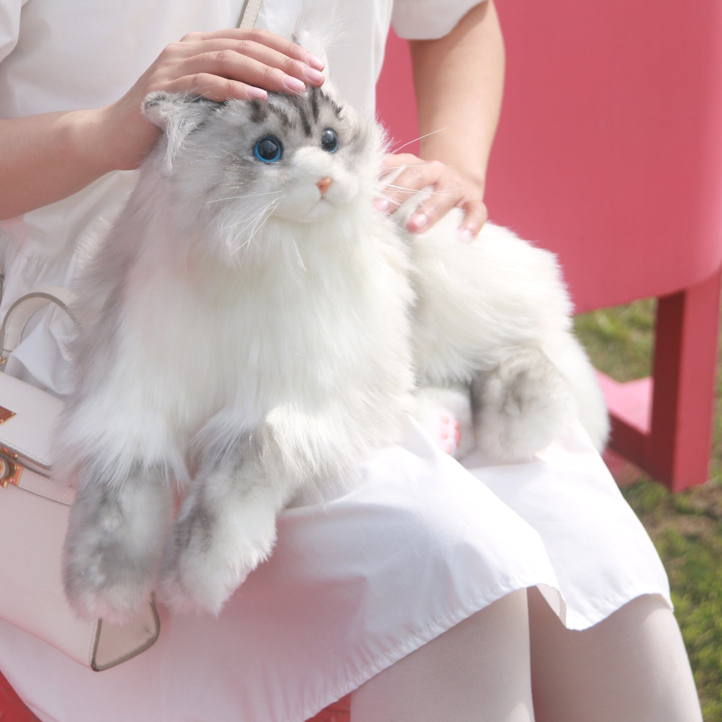 Tracy Chongker Handmade 3LB Weighted Plush Cat for hug