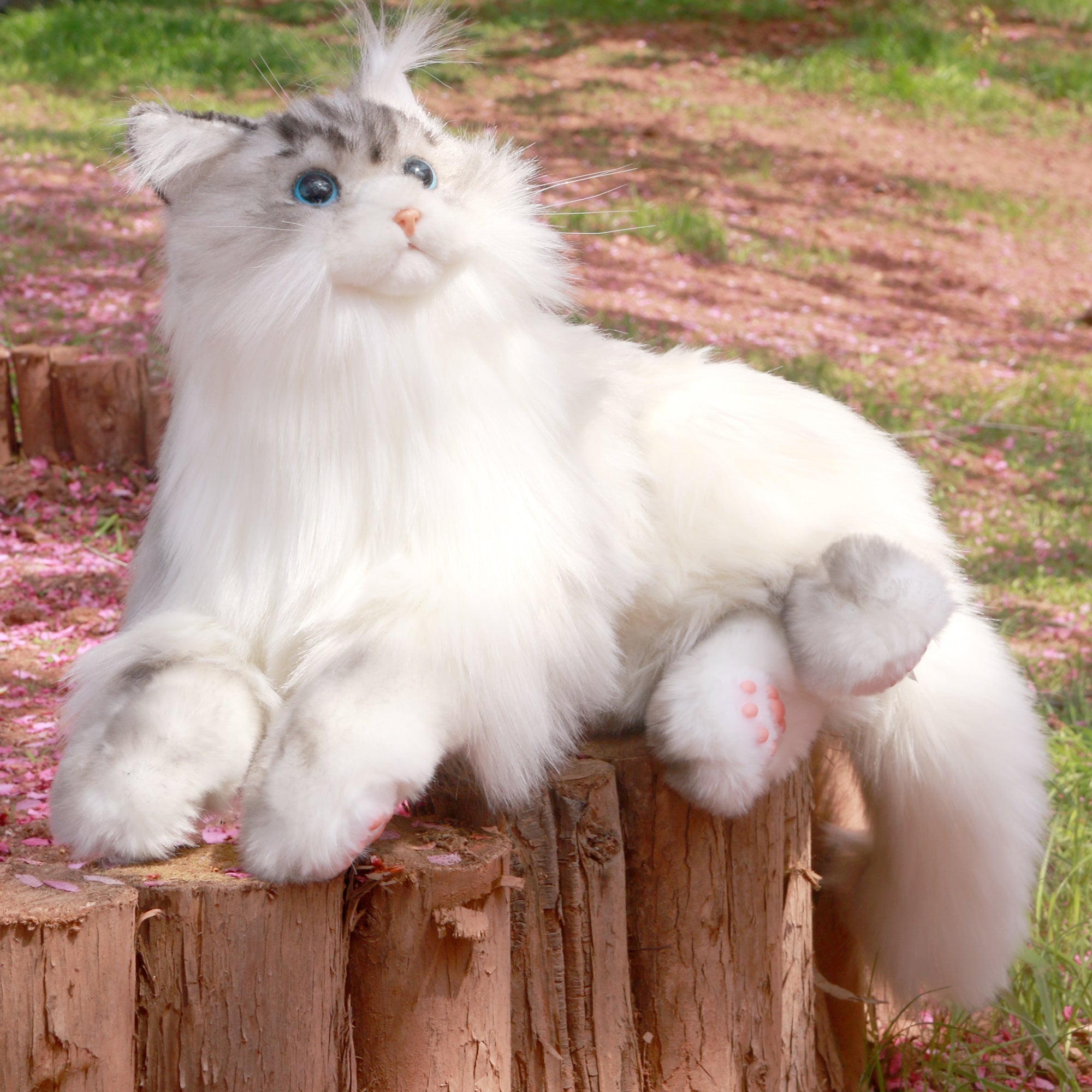 Chongker Weighted Stuffed Animals 4.5LB,Realistic Ragdoll Cat